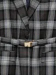 Блейзер в клетку "Принц Уэльский" Manuel Ritz, серый - фото 3