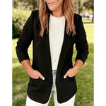 Женский блейзер slim fit Clearflower, White - фото 3