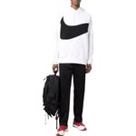 Толстовка Men's Nike Large Logo Printing Drawstring Hooded Pullover Long Sleeves White, белый - фото 2