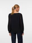 Блуза VERO MODA VMALVA, Black - фото 4
