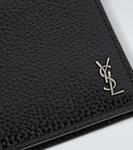 Кожаный кошелек Saint Laurent, черный - фото 4