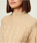 Эльза полуводолазка Regular fit Guess Jeans, бежевый - фото 4