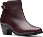 Женские ботильоны Clarks Emily2 Belle, Wine Leather - фото 8