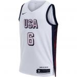 Nike Баскетбольные майки Dri-Fit, унисекс, белые - фото