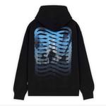 Толстовка демон в рубчик Propaganda, черный - фото 2