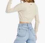 Белая укороченная кардиган-накидка She Dances Billabong - фото 3