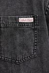 Хлопковая рубашка Calvin Klein Jeans, серый - фото 5