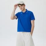 Унисекс поло GAP, синий - фото 4