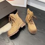 Ботинки Martin Boot женские Jietegongyang, коричневый - фото 5