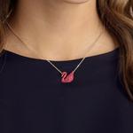 Лебединое ожерелье Swarovski - фото 8