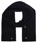 Шарф женский Twin-Set с добавлением шерсти, черный - фото