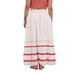 Юбка Superdry Vintage Emb Maxi, белый - фото 2