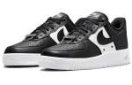 Nike Air Force 1 Low '07 PRM Black White Metallic Silver - фото 3