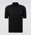 Поло из натуральной шерсти Prada, Nero - фото