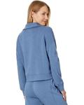 Толстовка TravisMathew Skyloft Soft 1/2 Zip, цвет Heather Moonlight Blue - фото 2