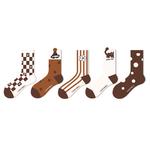 Подарочный набор Унисекс 5 штук JKN, 5 штук (Веселые фигурки неправильной формы) - фото 8