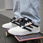 Футболка с поддержкой Coverage Low Top для скейтборда унисекс серый черный GOLUCK, черный белый - фото 10