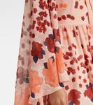 Шелковое платье Erdem, Margot Selvedge Cloud Pink - фото 5