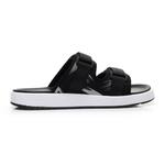 Сланцы унисекс сине-белые, серо-белые Golofi, 5012 черные с черной подошвой - фото 9