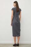 Платье с добавлением шерсти Remain, серый - фото 4