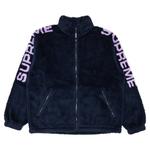 Куртка Supreme Shoulder Logo Fleece Jacket, Navy - фото