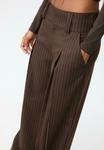 Брюки Stradivarius SMART WITH WAISTBAND, Brown - фото 6