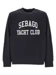 Свитшот с принтом-логотипом Sebago, синий - фото