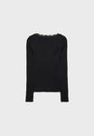 Топ Stradivarius SEAMLESS, Black - фото 7