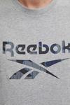 Хлопковая футболка Reebok, серый - фото 5