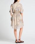 Мини-платье Brunello Cucinelli, песочный - фото 3