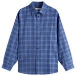 Рубашка в клетку Чисхолм Sage Nation, Royal Blue Check - фото