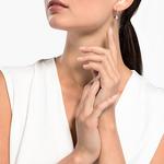 Swarovski Женские серьги Sparkling Dance красные gold - фото 4