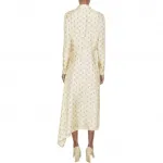 Женское платье с длинными рукавами Tory Burch, бежевый - фото 4