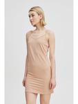 Платье до колена b.young Kleid Regular Fit Mini Spaghettiträger figurbetonend, бежевый - фото