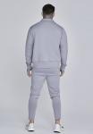 Толстовка SIKSILK Zip-up sweatshirt, Grey - фото 3