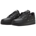 Кроссовки Nike Air Force 1 Skateboarding Shoes Women's Low-top Black/metallic Silver, черный - фото 3