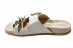 Women's Farasy Nappa Slide Sandal In Soft Beige VANELi - фото 4