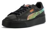 Кеды (WMNS) PUMA Basket Platform 'Rainbow', черный - фото 4