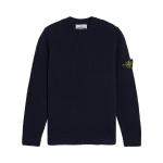 Свитер Stone Island Wool-Nylon Knit Crewneck, Navy Blue - фото