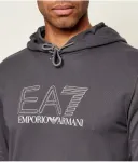 Толстовка regular fit Ea7, серый - фото 4