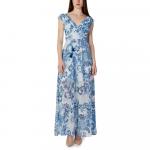 Синее платье из полиэстера GUESS - фото