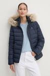 Пуховик Tommy Jeans, темно-синий - фото