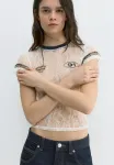 Футбольная блузка pacific Pull&Bear, White - фото