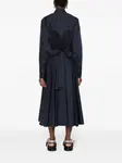 Платье-рубашка макси с запахом Viktor & Rolf, синий - фото 4