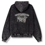 Худи Grimey Follow The Dollar Washed Vintage, черный - фото 2