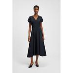 Платье с поясом на пряжке BOSS, темно-синий - фото 3