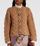 Кардиган с декоративными элементами для портрета La DoubleJ, Brown - фото 6