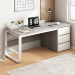 Стол компьютерный 120 см Morandi Gray с ящиком - фото