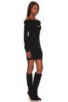 Трикотажное платье Nadja Nbd, black - фото 2