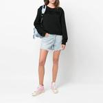 MOSCHINO Свитшот женский черный - фото 7